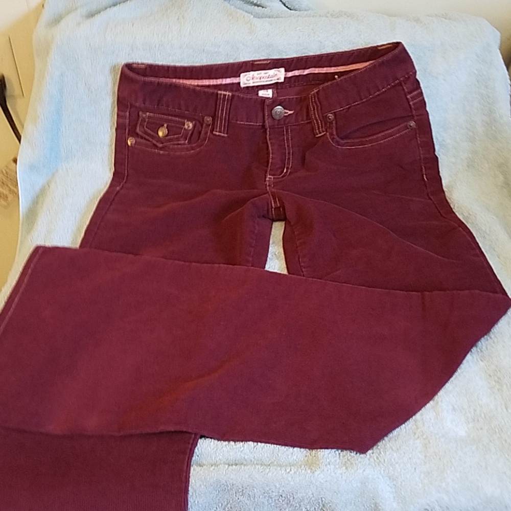 Aeropostale corduroy jeans sz 7/8 junior's